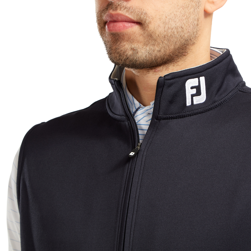 full zip golf vest