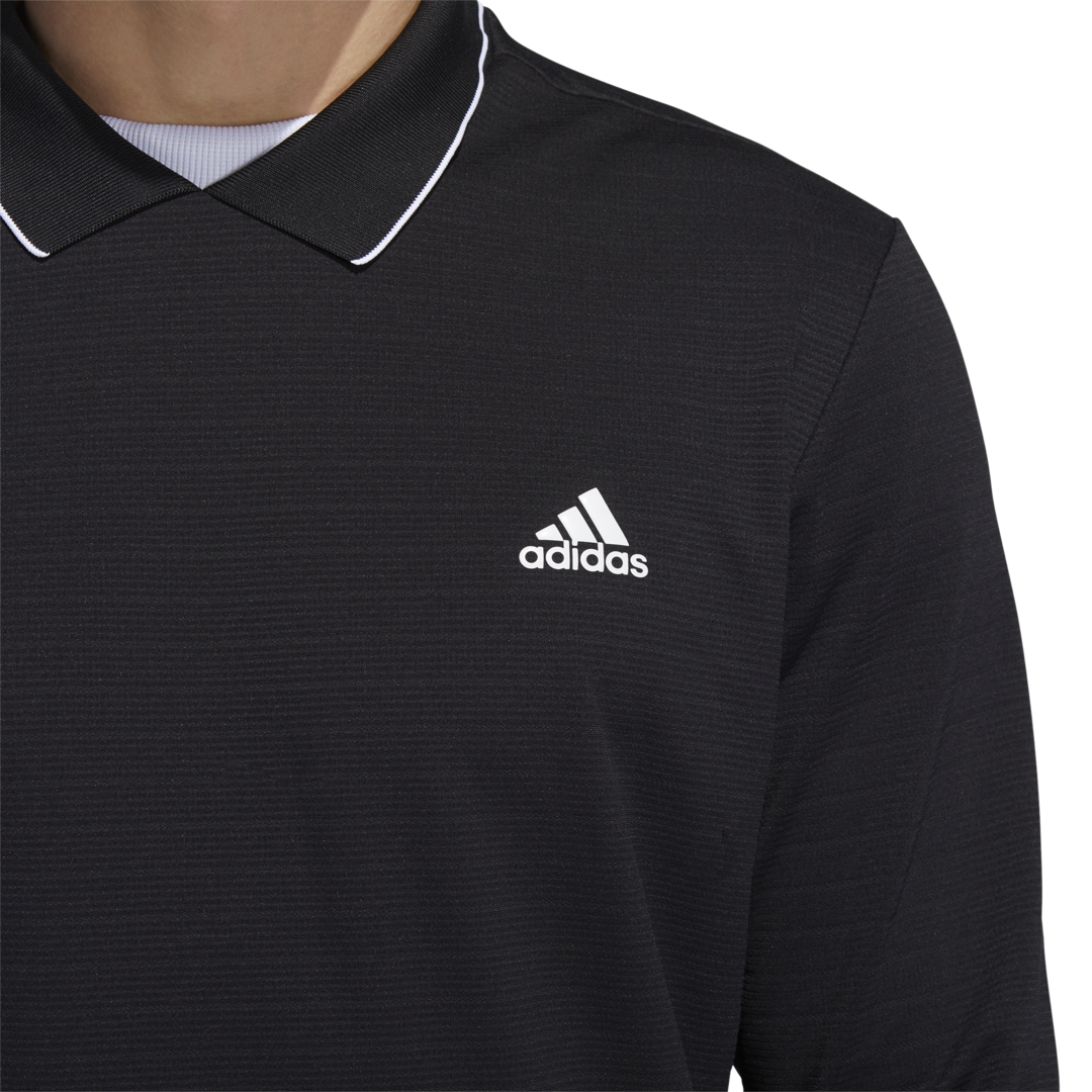 adidas Mens Long Sleeve Thermal Golf Polo