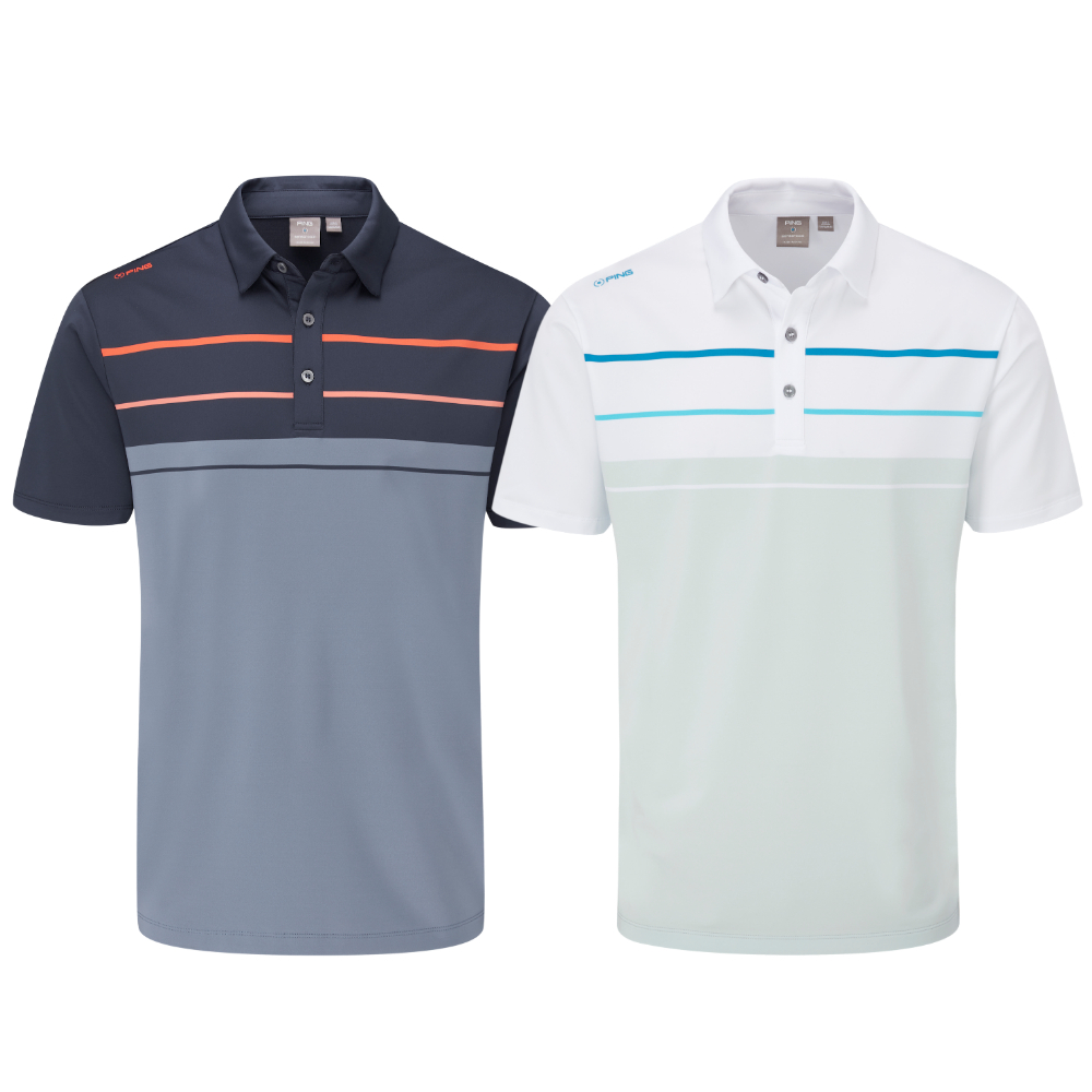 grey golf polo shirt