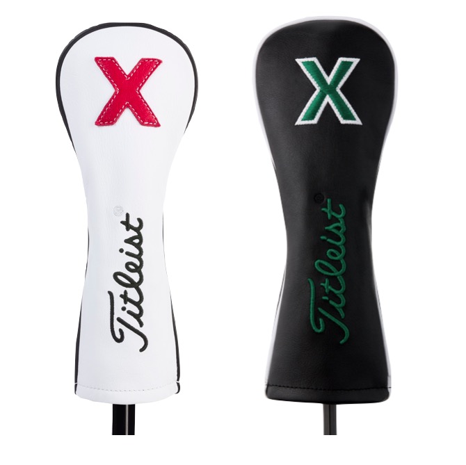 Titleist Leather Club Hybrid Headcover - Titleist Leather Headcover White Titleist Leather Club Hybrid Headcover - Titleist Leather Headcover White