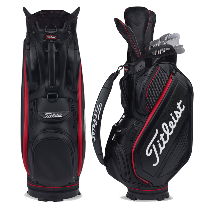 titleist jet black cart bag