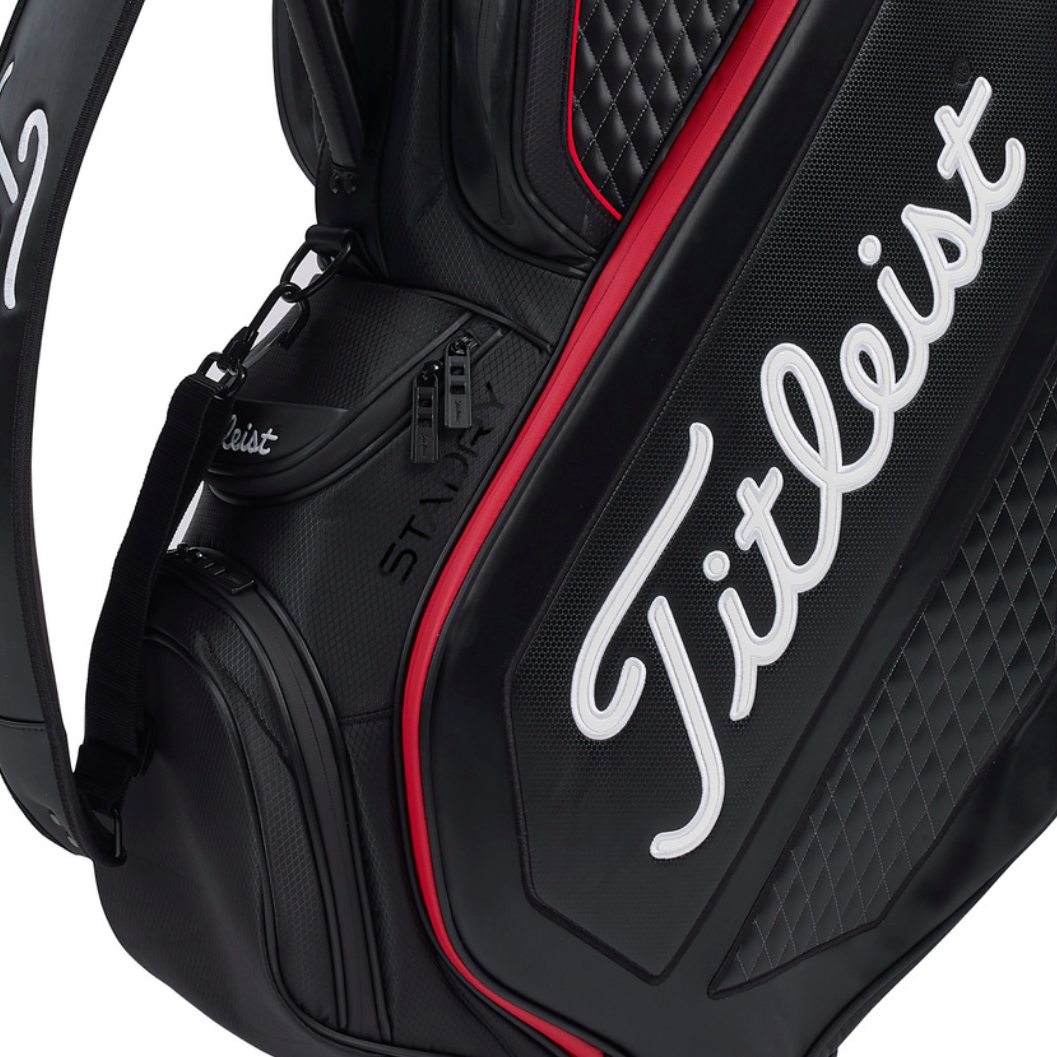 titleist jet black cart bag