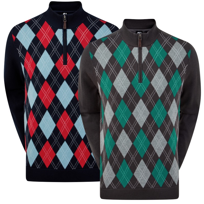 mens lined golf sweaters
