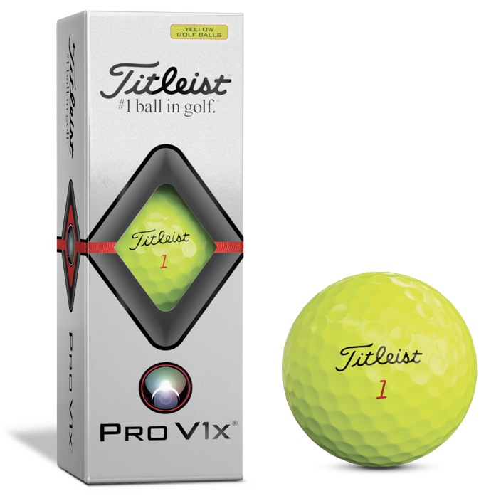 Titleist Pro V1x Yellow Golf Balls Prior Generation