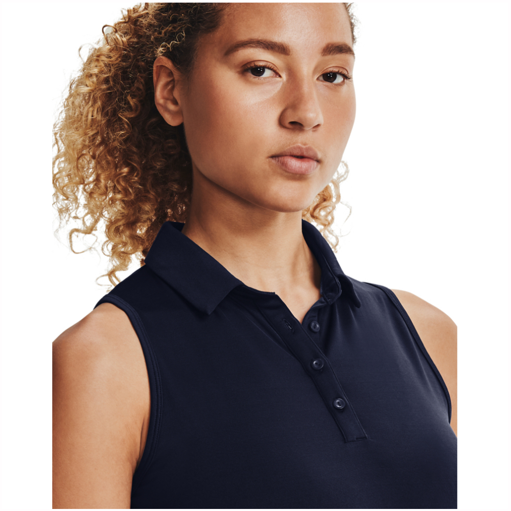 Under Armour Ladies Zinger Sleeveless Golf Polo