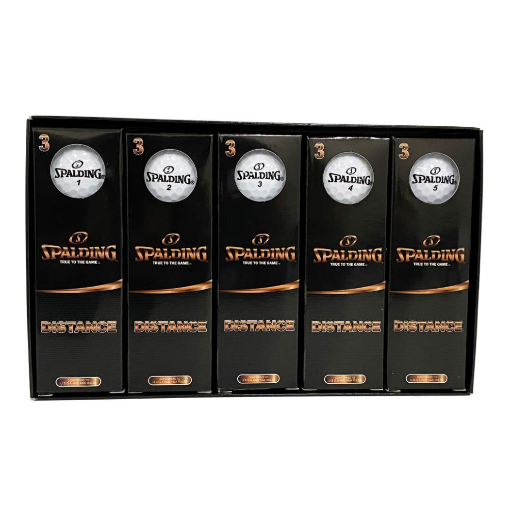 Spalding Distance Golf Balls 15 Ball Pack