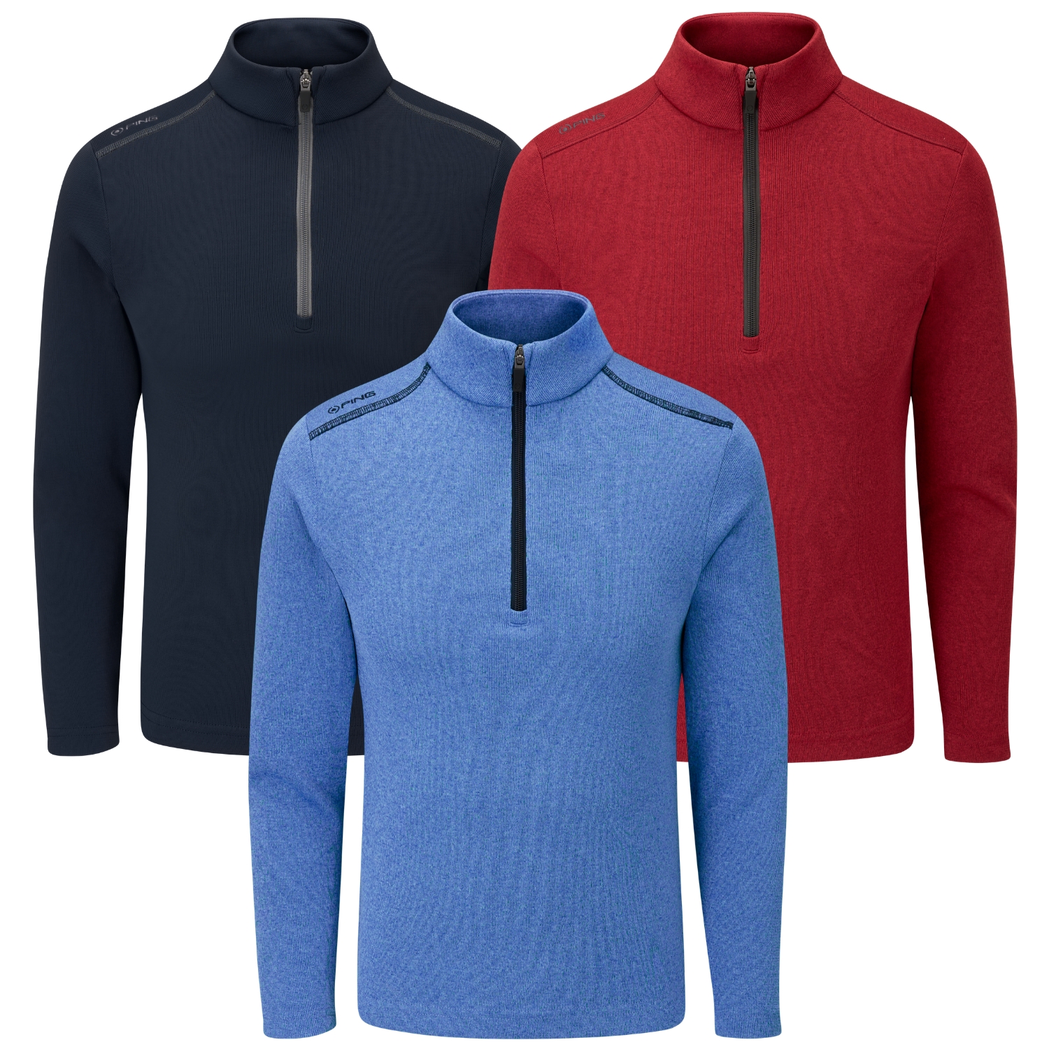 Ping Junior Ramsey Half Zip Fleece Golf Top