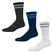 FootJoy Mens ComfortSof Crew Golf Sock with Stripe - 3 Pairs