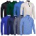 Glenmuir Mens Wick Zip Neck Contrast Placket Golf Midlayer 