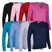  Glenmuir Ladies Darcy V Neck Cotton Golf Sweater 