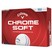 
Callaway 2026 Chrome Soft Triple Track Golf Balls - White