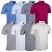 Glenmuir Mens Torrance All Over Micro Stripe Tailored Collar Golf Polo