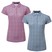  FootJoy Ladies Animal Print Cap Sleeve Lisle Golf Shirt