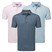 FootJoy Mens Wiggle Print Lisle Golf Polo Shirt