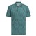  adidas Mens Ultimate365 Textured Print Golf Polo Shirt