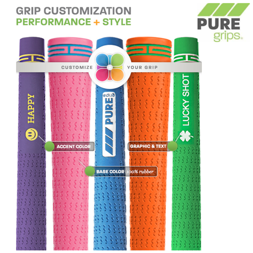 Pure Grips Custom Personalised Golf Grips Only £149.00