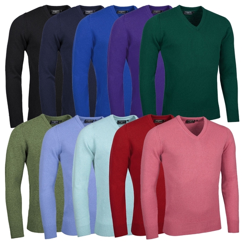 Glenmuir Mens Lomond Lambswool V Neck 