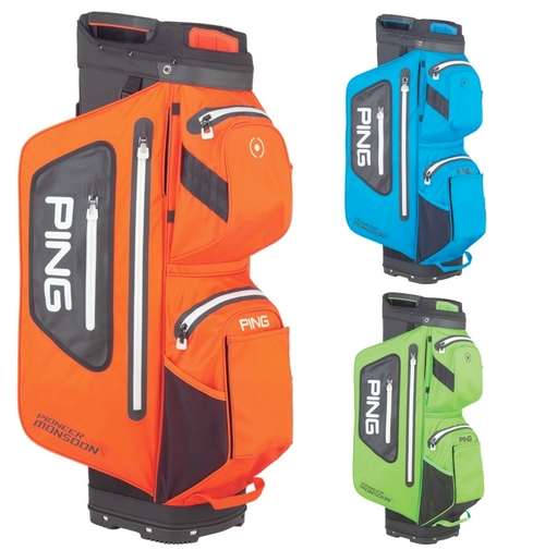 Orange Ping Waterproof Bag Orange Ping Tour Stand Bag PING Hoofer