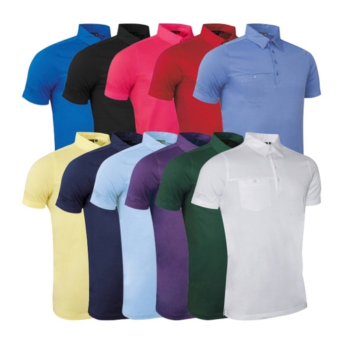 Glenmuir Mens Lowther Chest Pocket Golf Polo