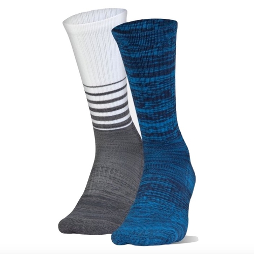 Under Armour Mens Twisted Crew Golf Socks 2 Pairs