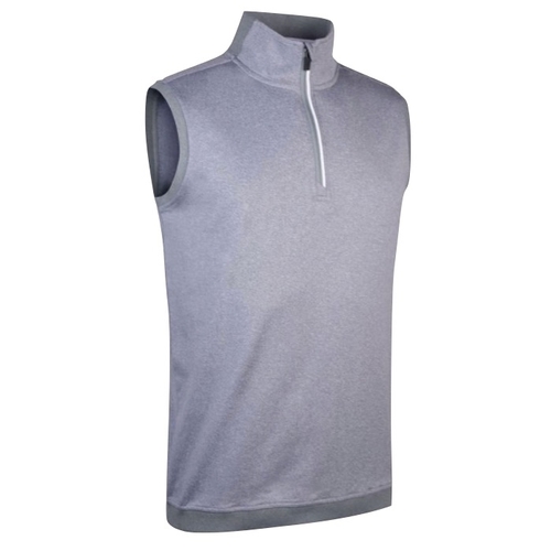 Glenmuir Mens Charles Zip Neck Sleeveless Performance Golf Midlayer