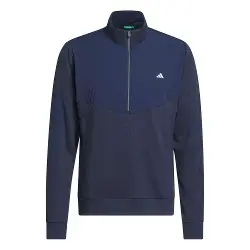  adidas Mens Ultimate365+ Hybrid Quarter-Zip Golf Sweater