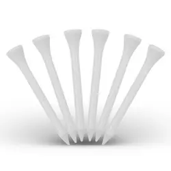 2 3/4 White Bamboo Tees x 1000