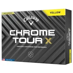 Callaway 2024 Chrome Tour X Golf Balls - Yellow
