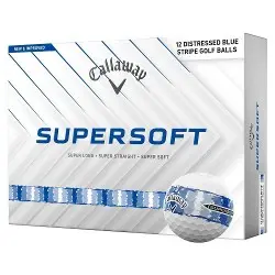 Callaway Super Soft Blue Stripe Golf Ball - Limited Edition