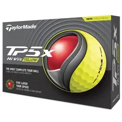 TaylorMade TP5X Yellow Golf Ball