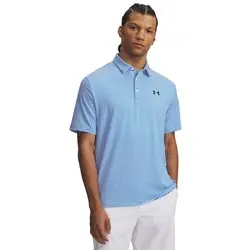 Under Armour Playoff 3.0 Eighth Heathered Stripe Golf Polo
