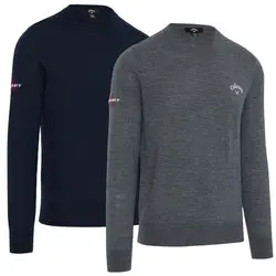 Callaway Mens Crew Neck Merino Mix Golf Sweater