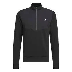  adidas Mens Ultimate365+ Hybrid Quarter-Zip Golf Sweater