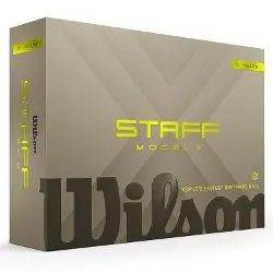 Wilson Staff Model X Yellow Golf Balls
