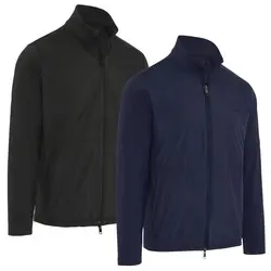 Callaway Mens Mixed Media Full Zip Golf Jacket