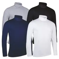 Glenmuir Mens Kelso Cotton Roll Neck Golf Sweater