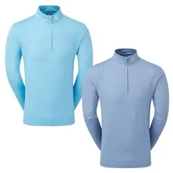 FootJoy Mens Glen Plaid Print Golf Pullover