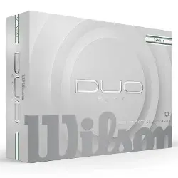 Wilson Duo Soft TRK360 12-Ball Golf Balls - Green/Silver