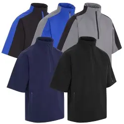 ProQuip Mens Aqualite Pro Half Sleeve Waterproof Golf Jacket