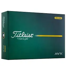 Titleist AVX Yellow Golf Balls 
