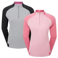 FootJoy Ladies Quarter-Zip Mid Layer Golf Sweater