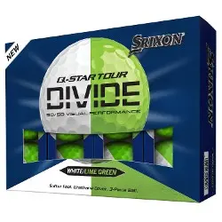 Srixon Q-Star Tour Divide 2 Golf Balls - Yellow/Blue