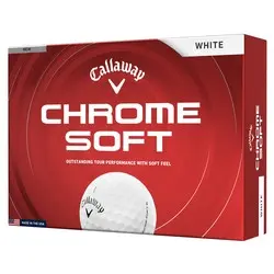 Callaway 2026 Chrome Soft Golf Balls - White