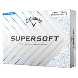 Callaway Super Soft Blue Splatter Golf Balls