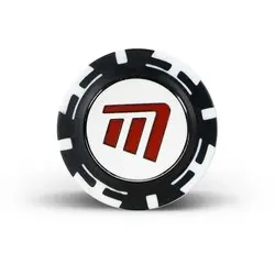 Masters Black Poker Chip With Magnetic Ball Marker
