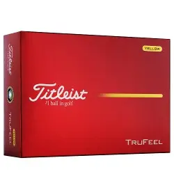 Titleist TruFeel Yellow Golf Balls 