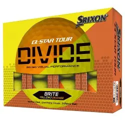 Srixon 2026 Q-Star Tour Divide Golf Balls - Yellow/Orange