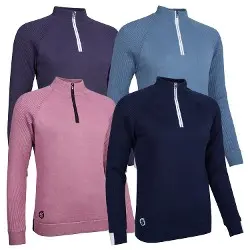 Sunderland Ladies Alpine Rib Sleeve Lined Golf Sweater