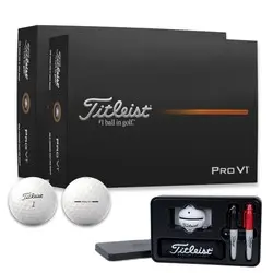 Titleist Pro V1 Golf Balls - Double Dozen with FREE Gift