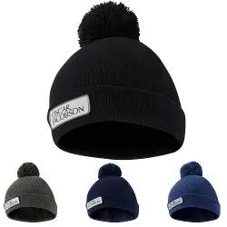 Oscar Jacobson Knitted Hat III Golf Bobble Hat